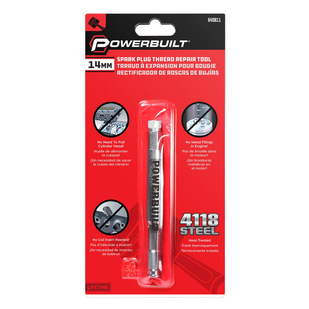 Powerbuilt on workbench with sockets, ideal for quick field repairs