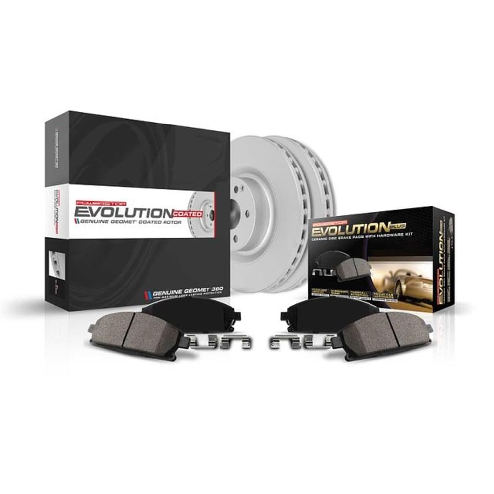 PowerStop front kit packaging showing contents and fitment details for easy purchase