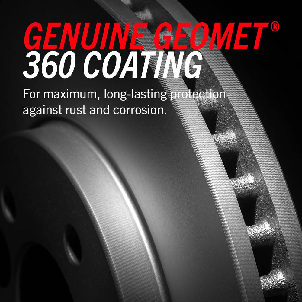PowerStop rotor installed on hub illustrating direct-fit installation and restored braking