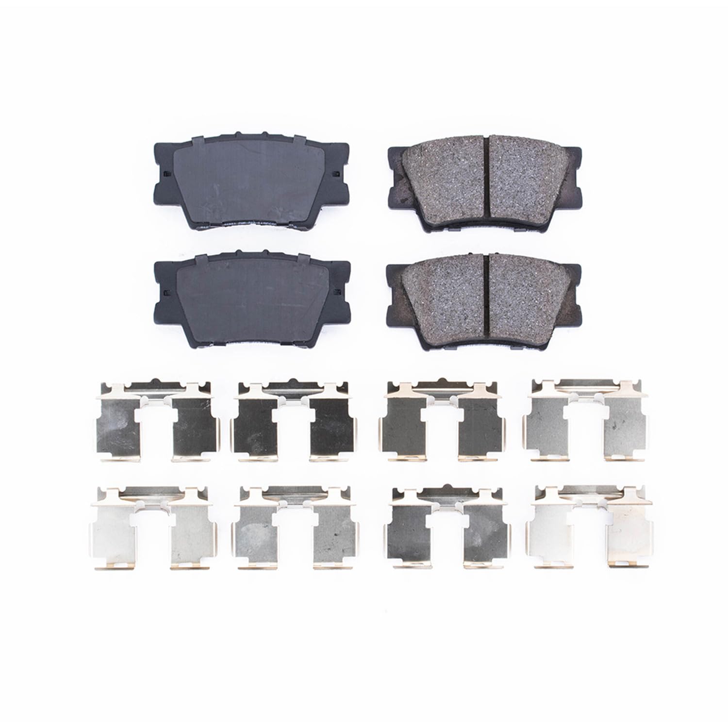 PowerStop Z17 pad friction surface close-up, durable stopping performance