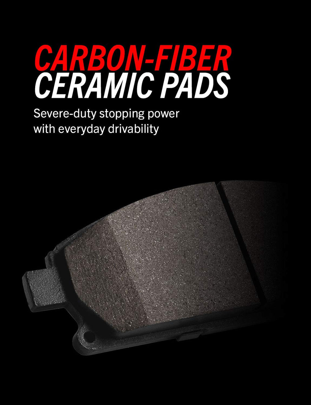 PowerStop Z36 pads installed on rotor demonstrating fitment and reliable stopping