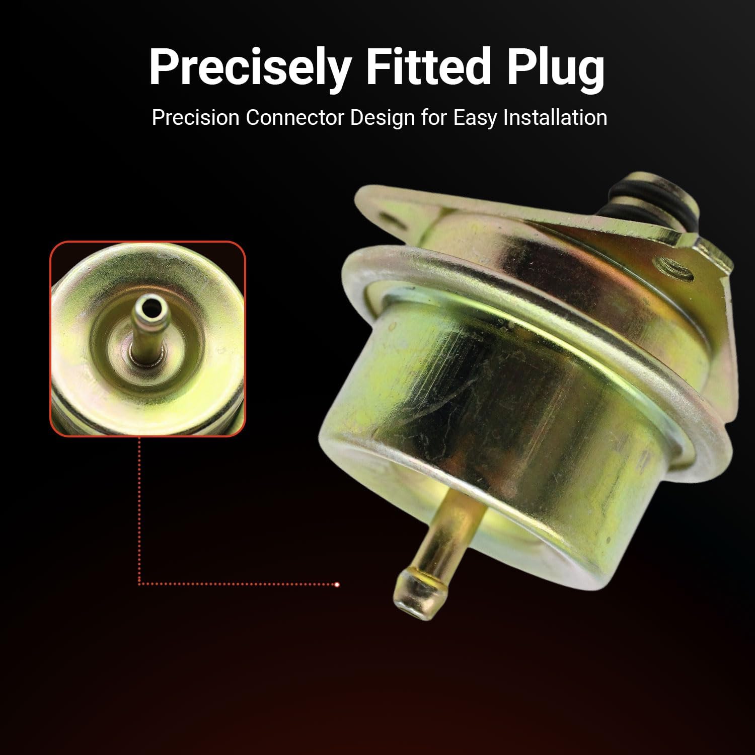 Powkos regulator installed under hood showing proper fitment and restored fuel control