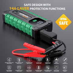Pownym stored in glovebox demonstrating compact size and easy access