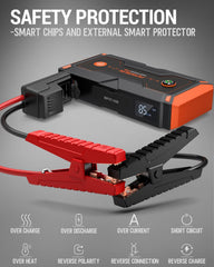 Powrun P-ONE USB and USB-C ports closeup enabling fast device charging on trips