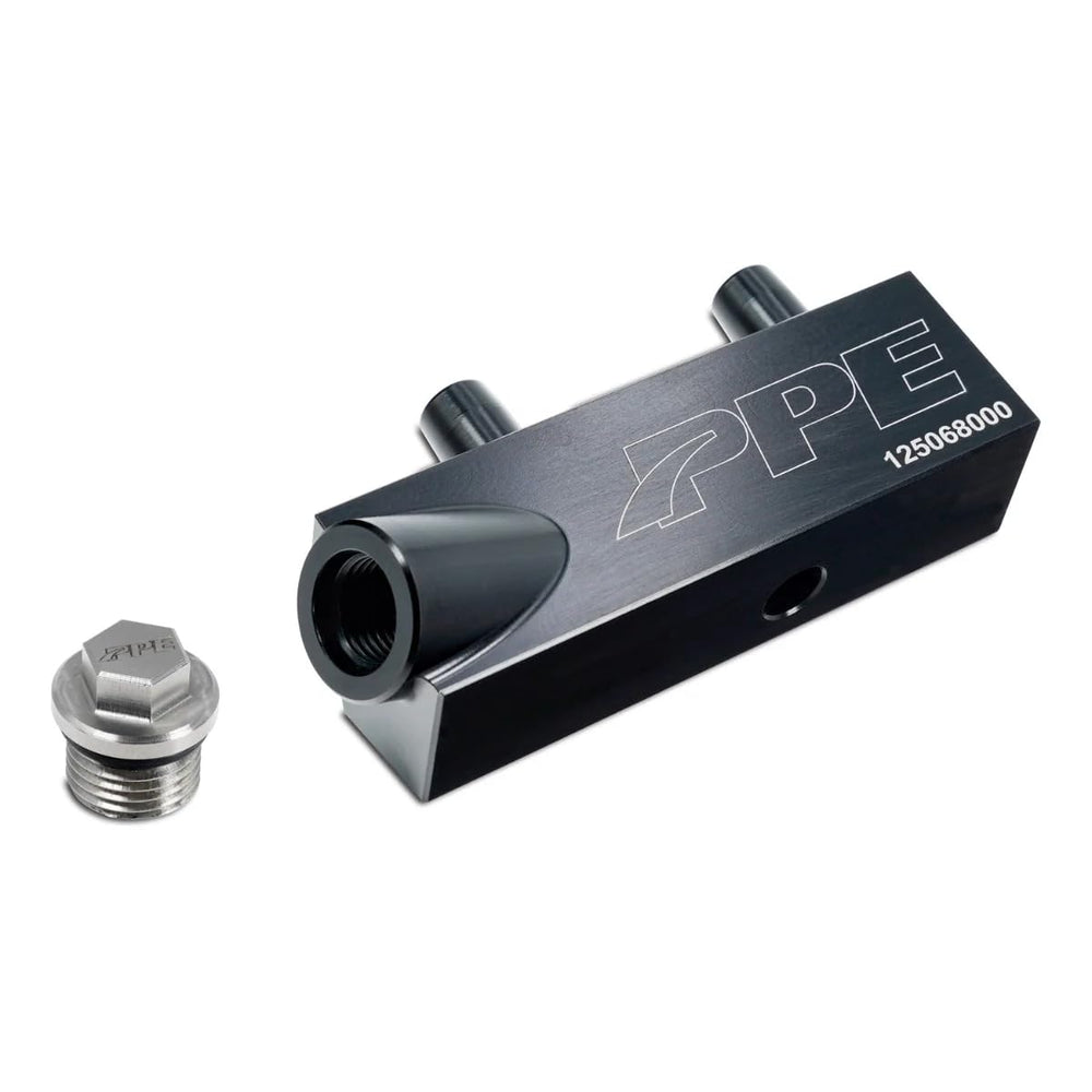 Pacific Performance Engineering valve installed in engine bay showing ease of service benefit