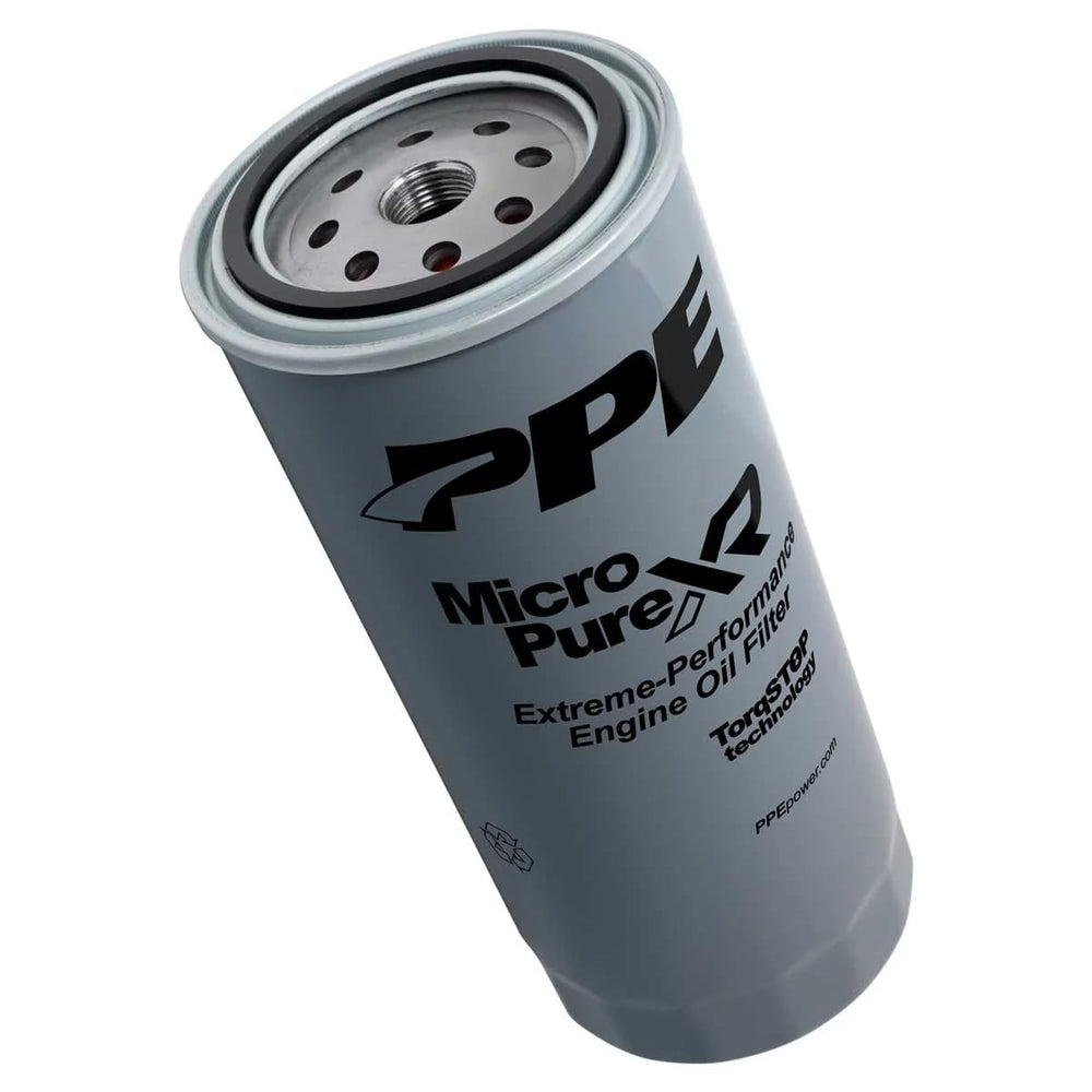 Pacific Performance Engineering front view showing robust canister and labeling benefit: durability