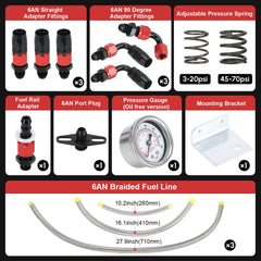 PQY 0-160 PSI gauge mounted to regulator for accurate pressure monitoring