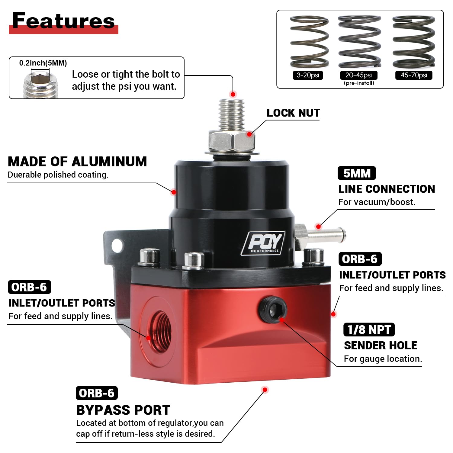 PQY billet aluminum body detail highlighting CNC finish and corrosion resistance