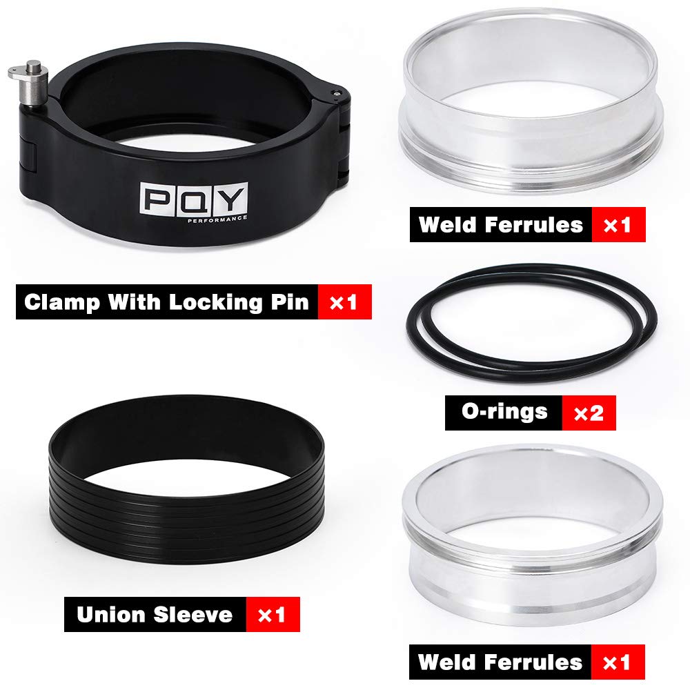 PQY closeup of locking pin and aluminum band, clear secure quick‑release benefit