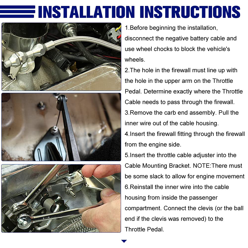 PQY throttle cable installed on a go-kart pedal showing smoother actuation benefit during use