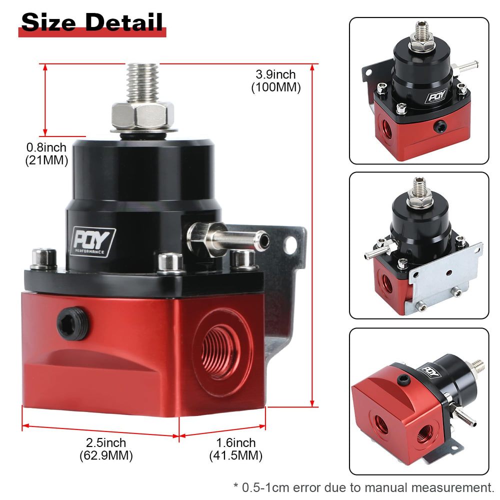 PQY regulator installed in engine bay demonstrating compact return-style fit