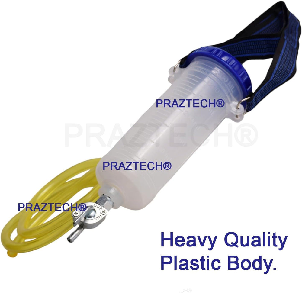 PRAZTECH Royal Vintage clear reservoir detail with graduated markings for accurate monitoring