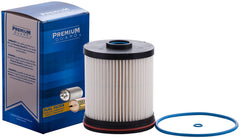 Premium Guard front view showing filter shape and mounting for reliable replacement