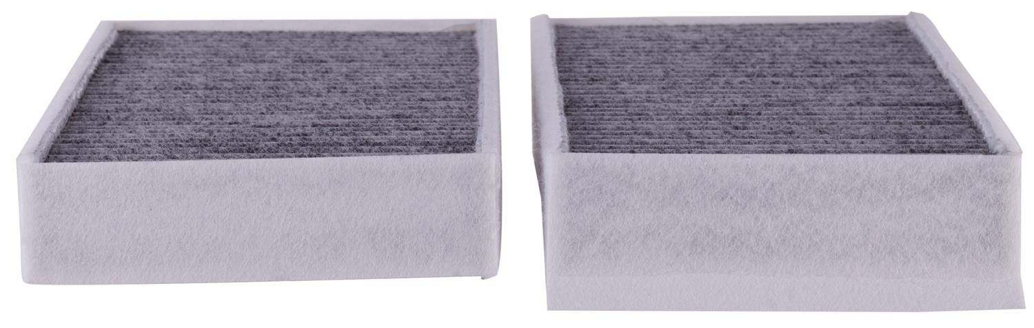 Premium Guard filter next to ruler showing correct size and fit certainty