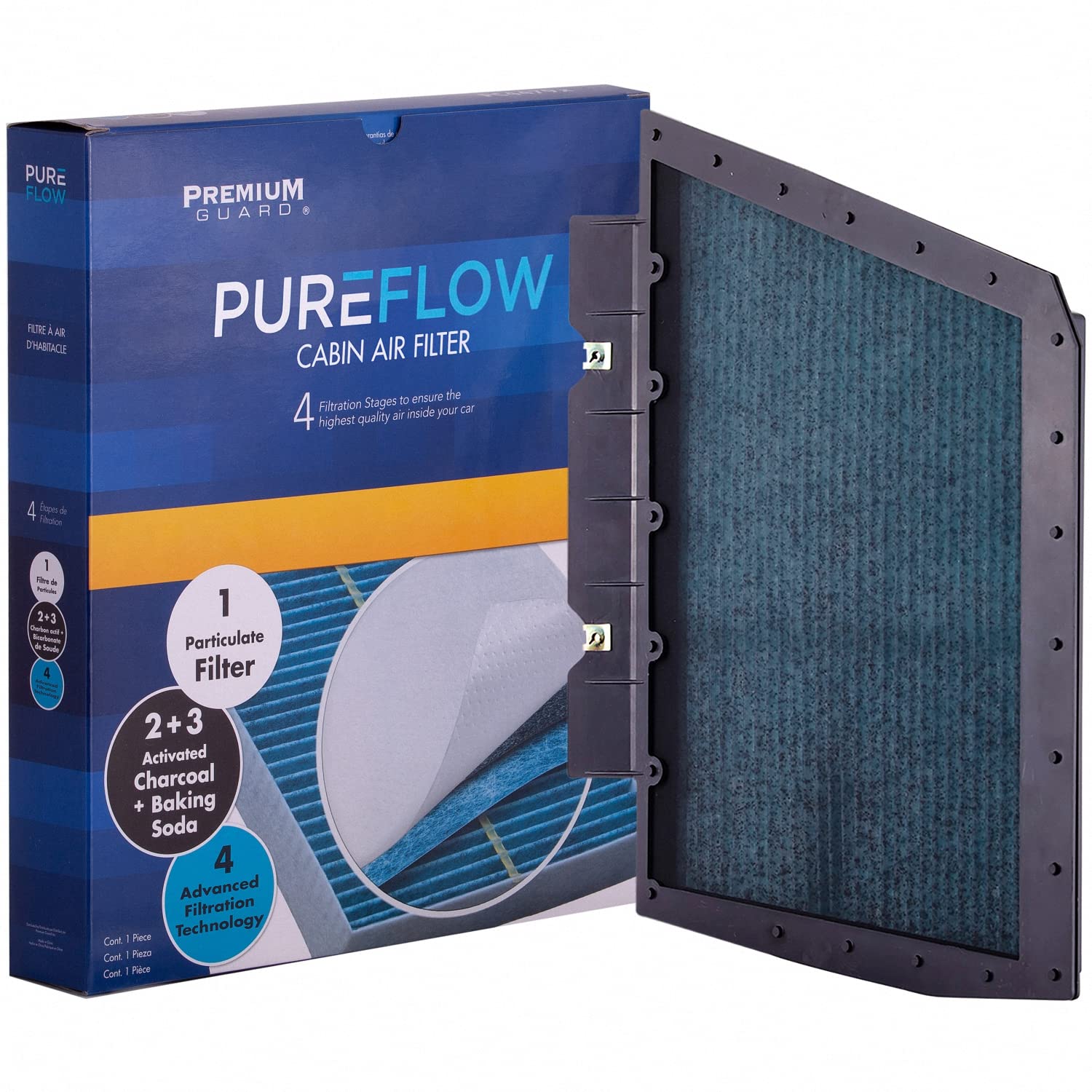 Premium Guard PUREFLOW front view showing full filter for easy identification and fit