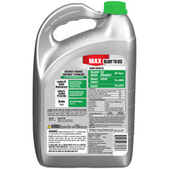 Close-up of Prestone MAX Asian Green bottle cap showing safe pour feature