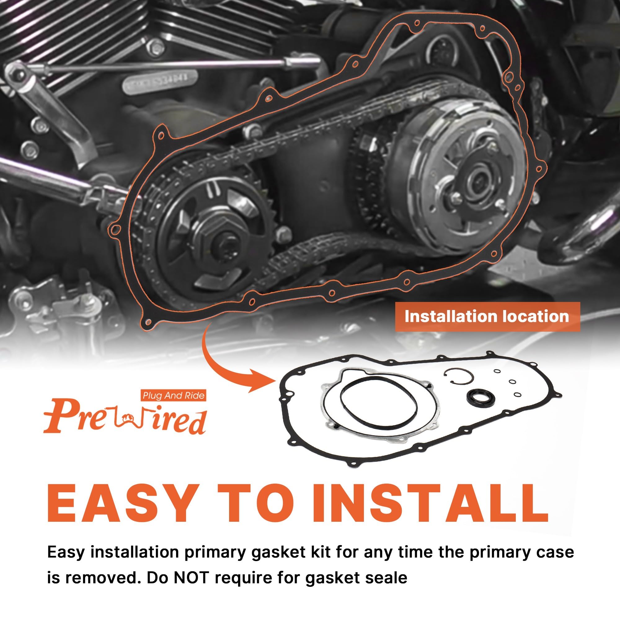 Prewired packaging with contents organized for fast installation and simple inventory check