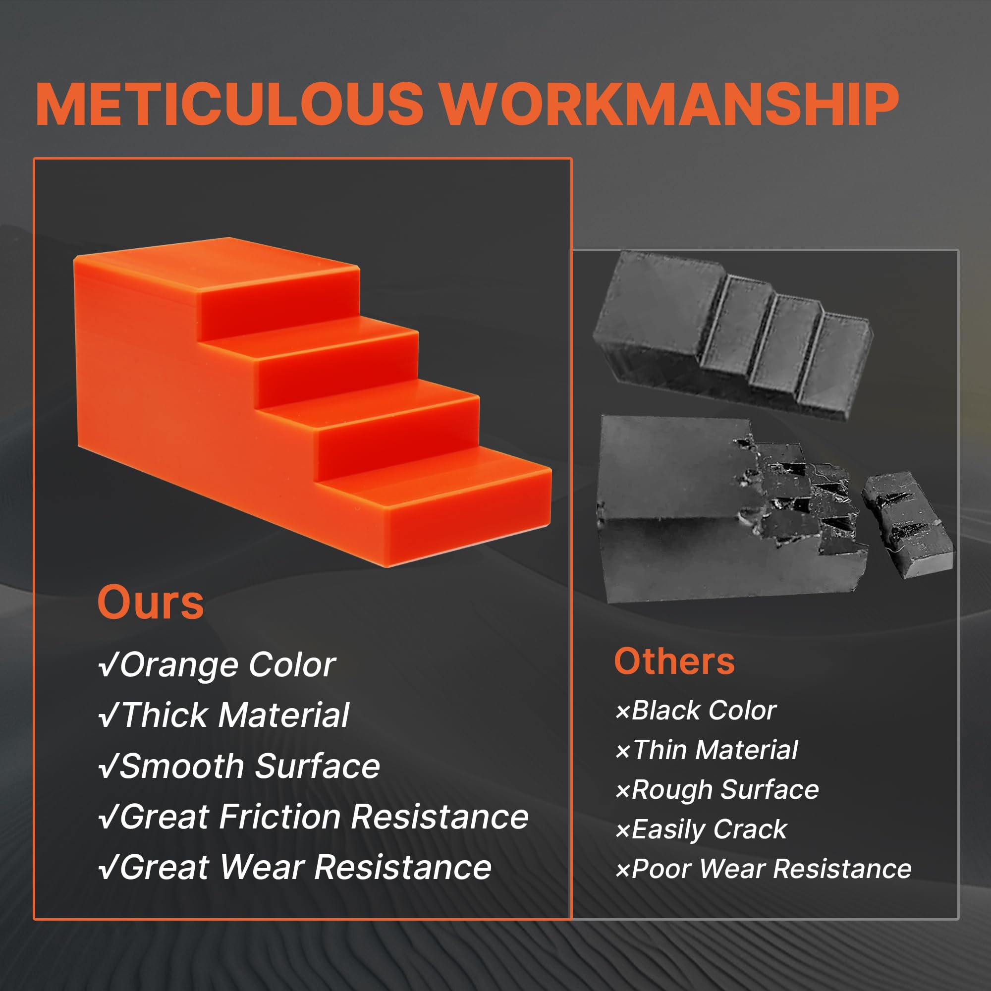 Prewired two wedges on workbench implying spare tool availability for continuous work