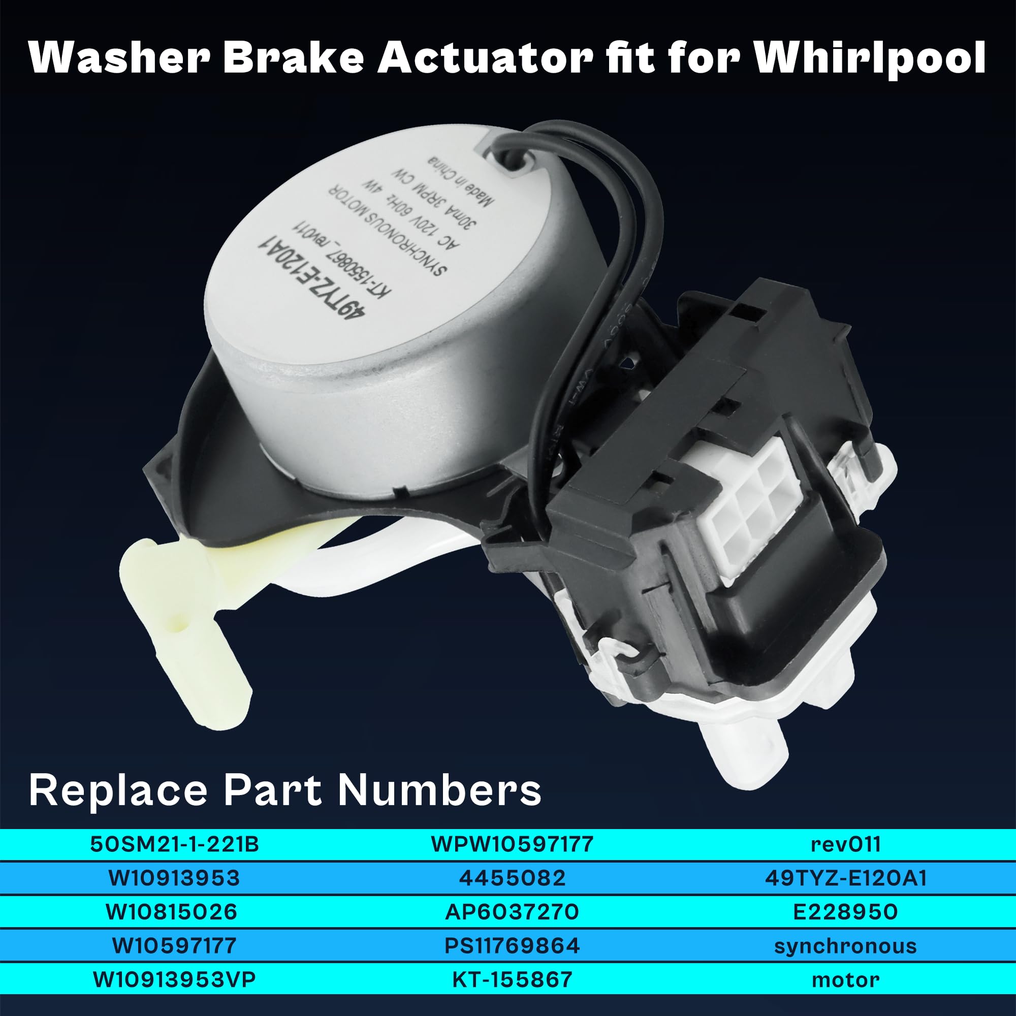 prime&swift actuator electrical connector detail demonstrating correct plug fit