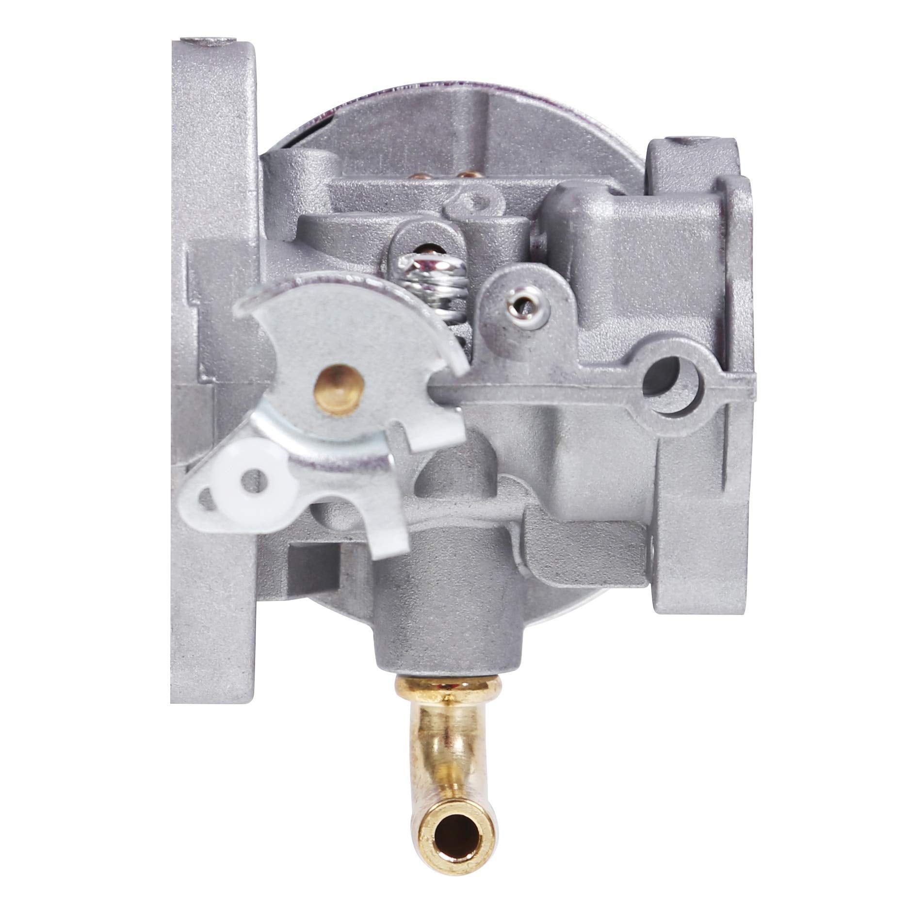 Pro Chaser carburetor next to ruler showing dimensions, helps confirm fitment quickly