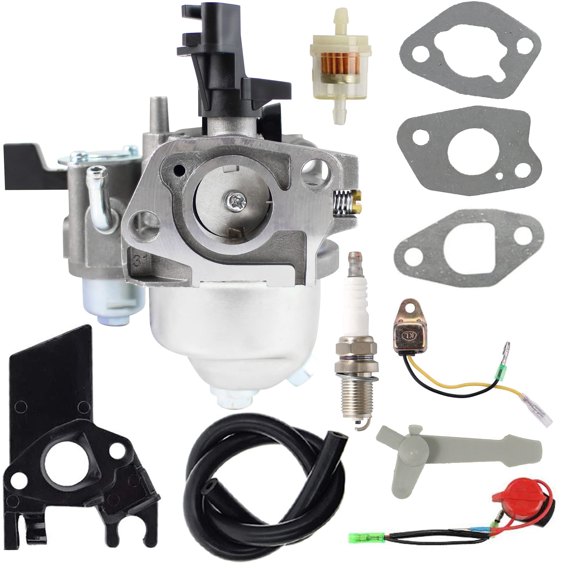 Pro Chaser front view of SH265 carburetor showing mounting pattern and fit benefit