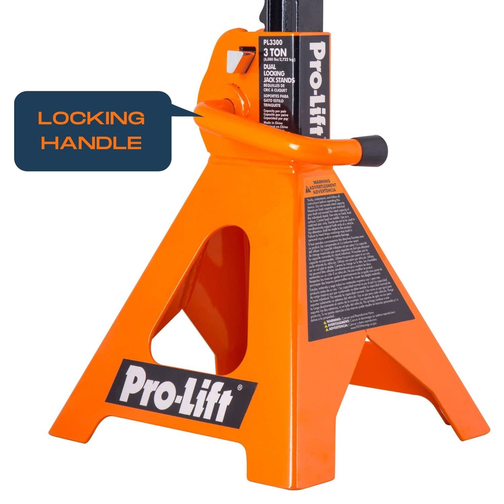 Pro-LifT PL3300 supporting an SUV demonstrating safe hands-free work