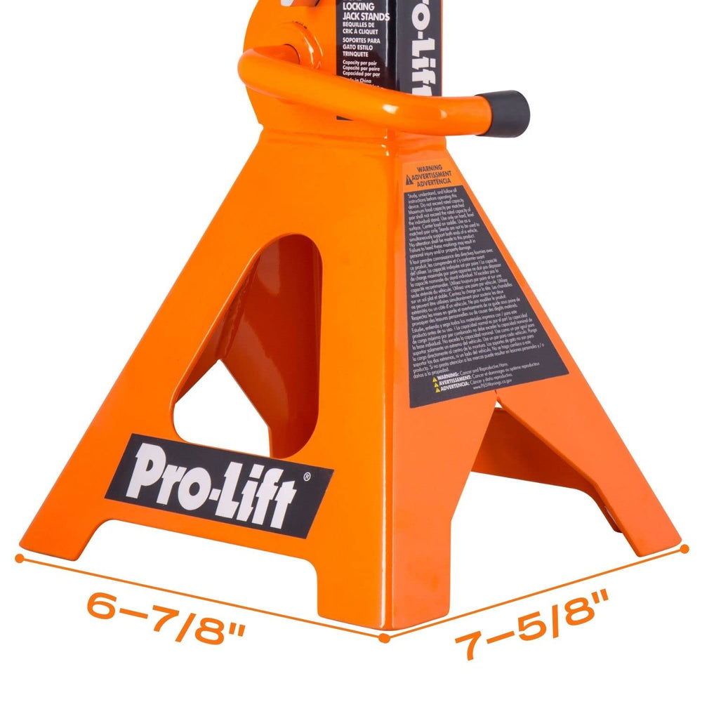 Pro-LifT PL3300 ratchet sawtooth detail for quick secure height locking