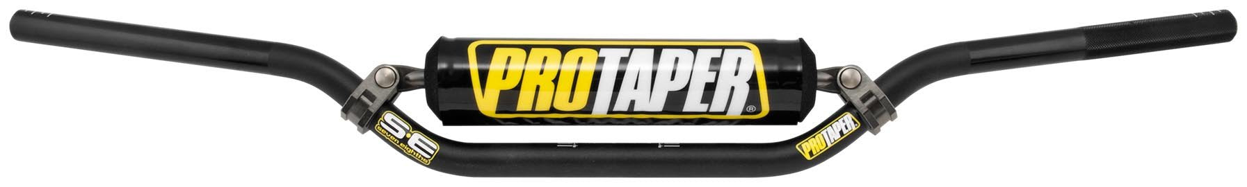 Pro Taper SE Series front view in Jet Black showing clean control alignment and improved handling
