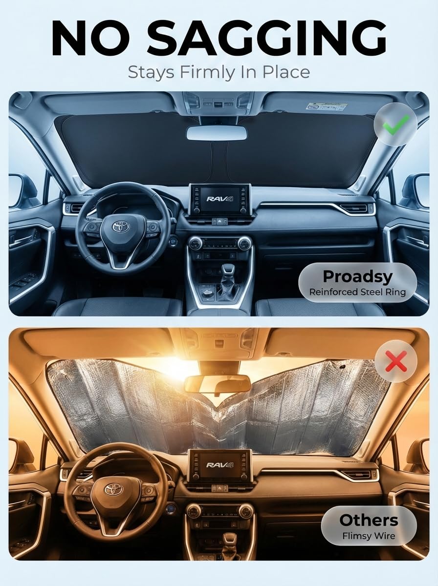 Proadsy protecting dashboard before and after reduces heat and prevents fading benefit