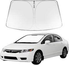 Proadsy front view showing custom-cut Civic fit and easy placement benefit