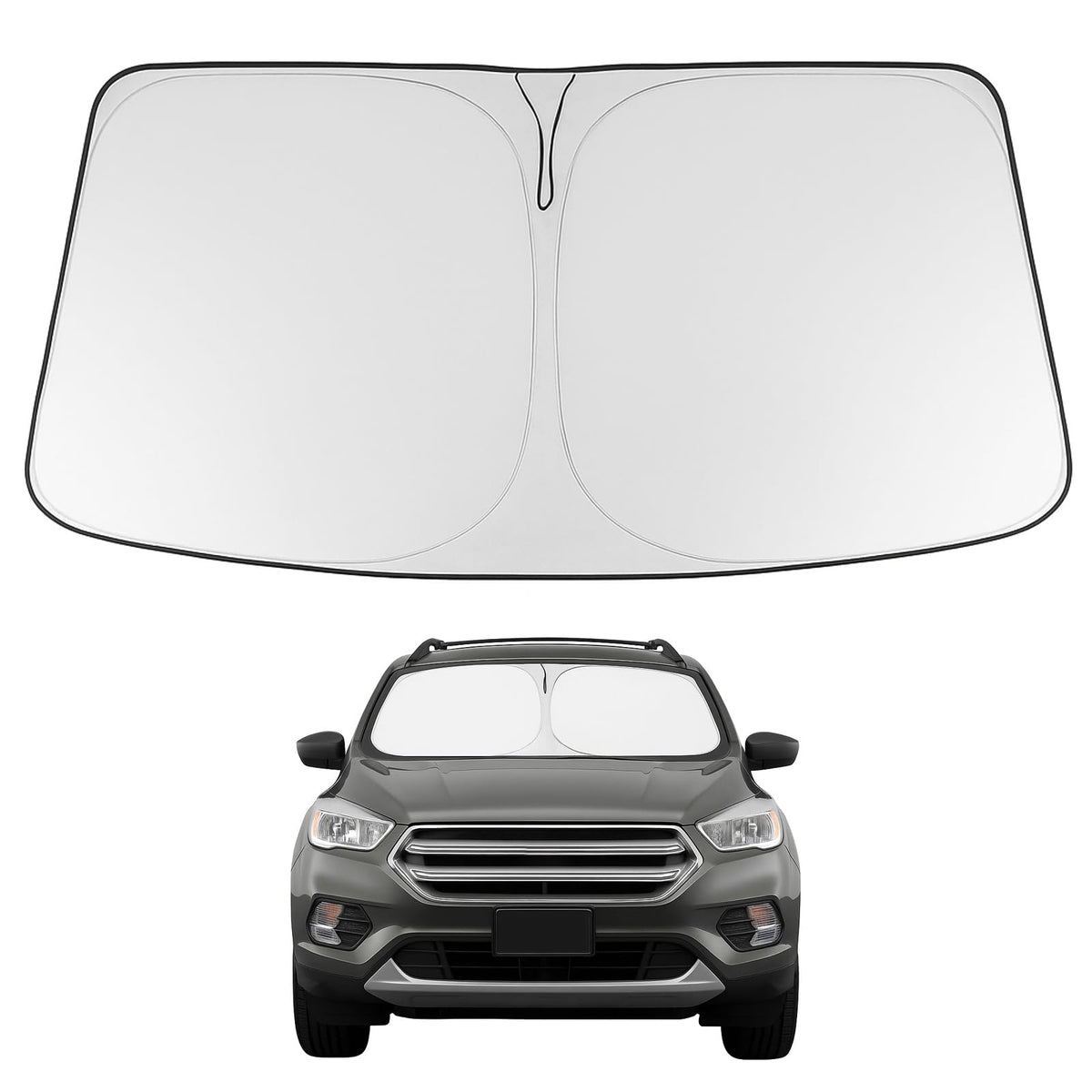 Proadsy front packaging showing custom-cut Escape shade and benefits