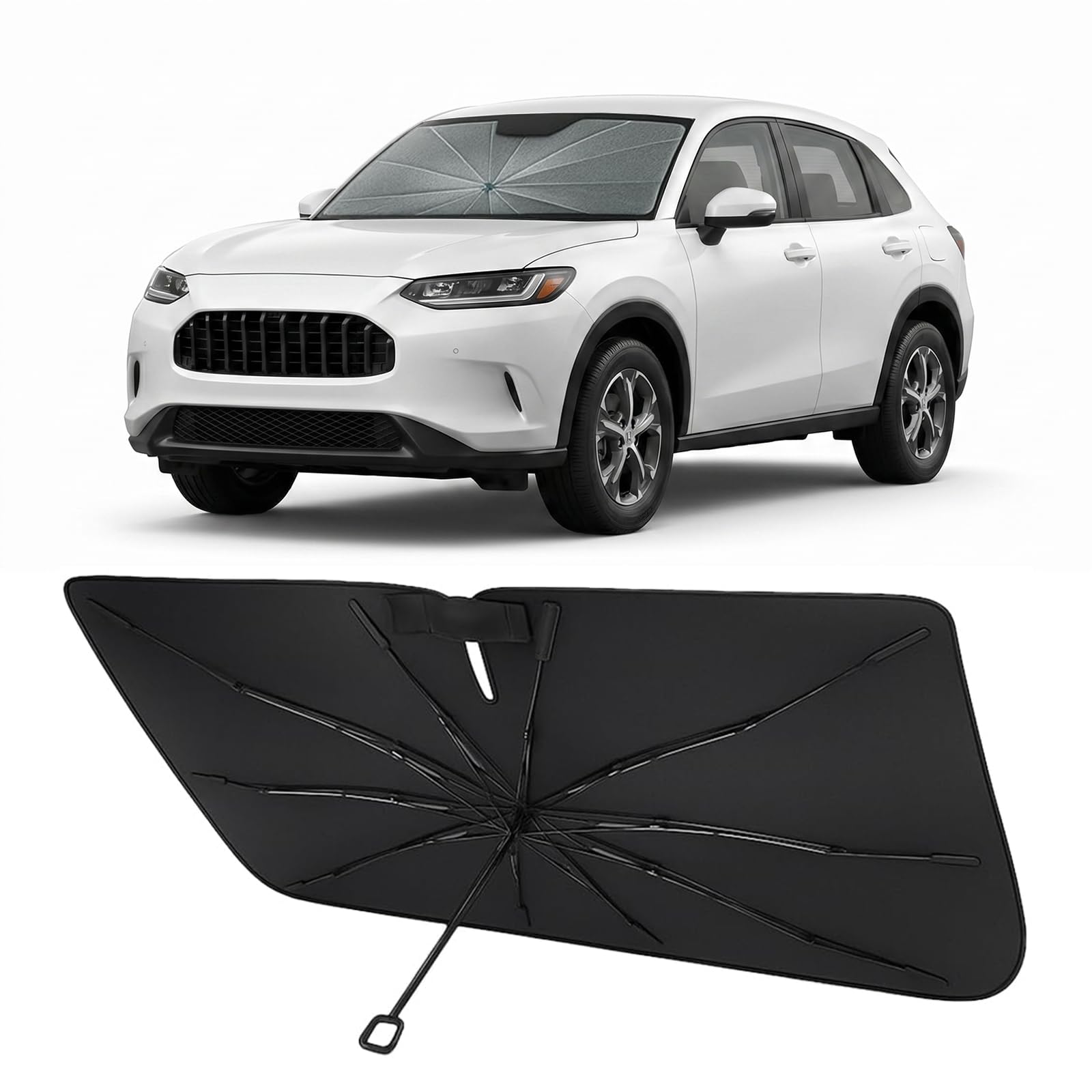 Proadsy front packaging showing custom-fit shade for HR-V, easy identification