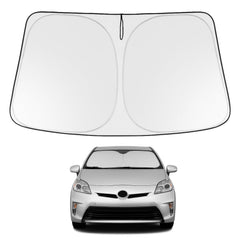 Proadsy front packaging showing custom-fit Prius shade and benefit of precise fit