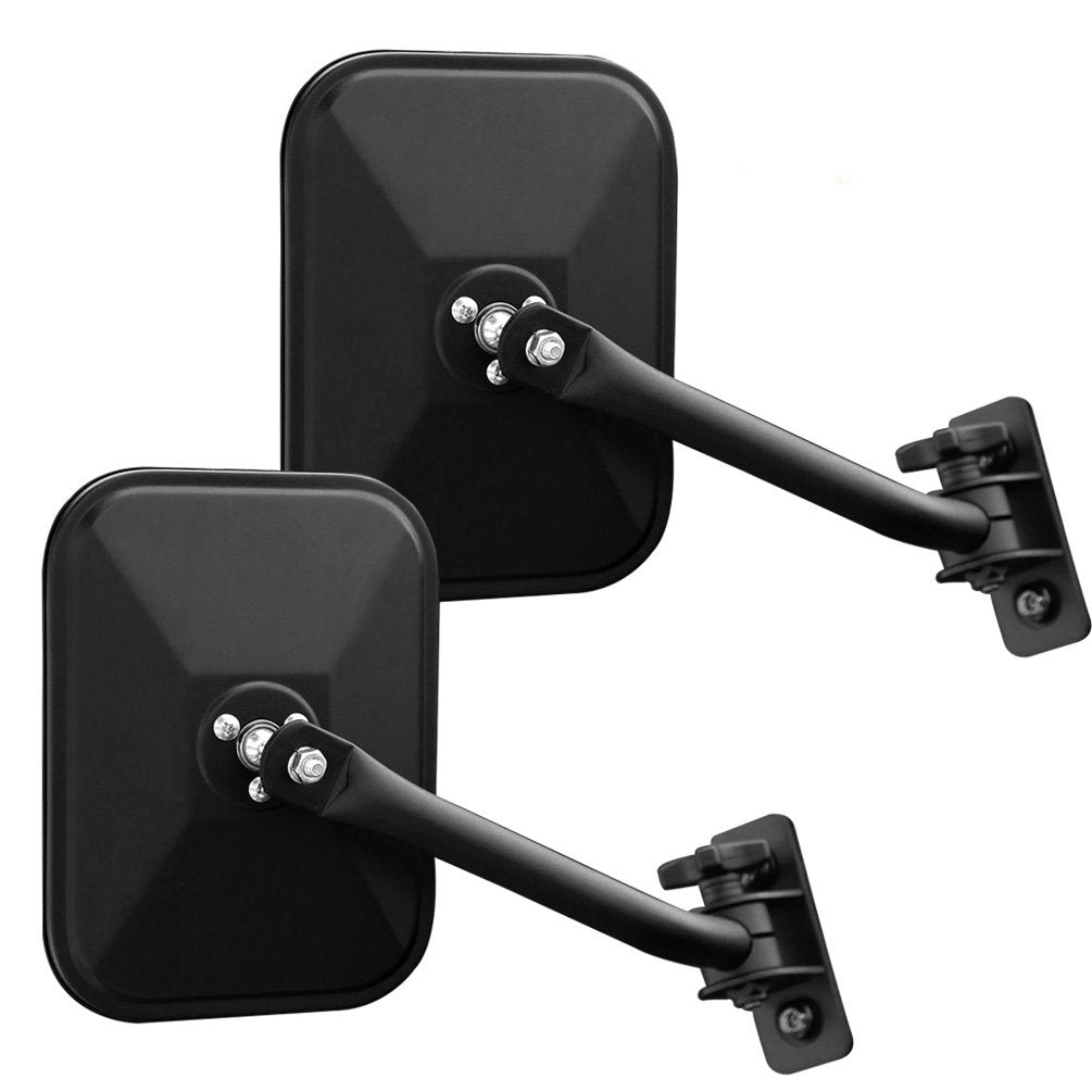 PROBASTO front view of rectangular mirrors showing wide coverage and improved visibility