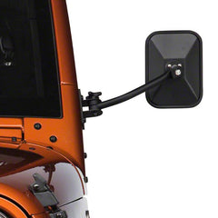 PROBASTO mirror mounted on Jeep hinge demonstrating easy bolt-on installation