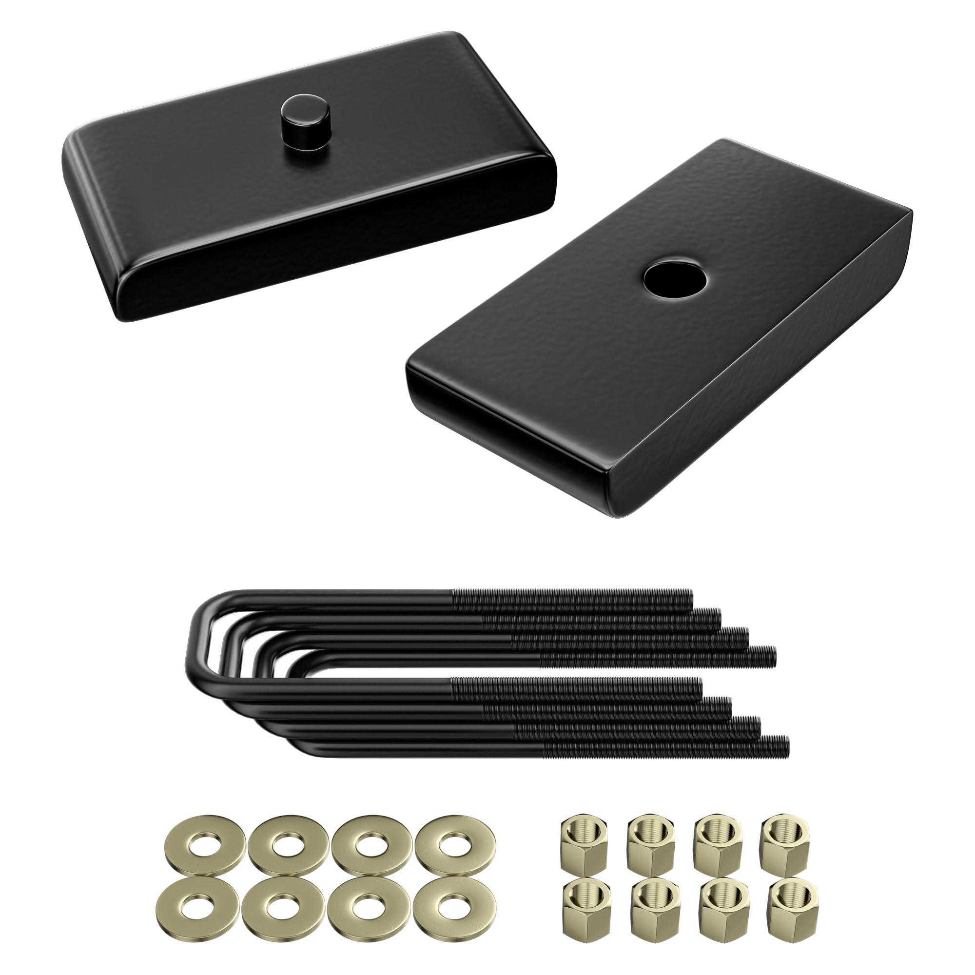 PROEZE front packaging showing complete block kit and hardware benefits fitment clarity
