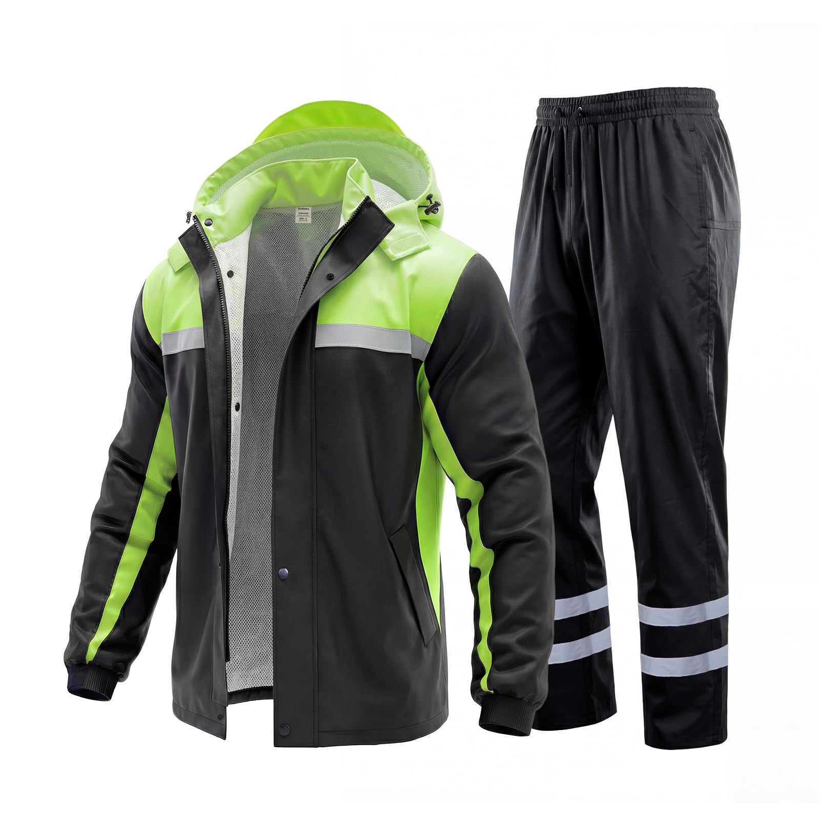 ProHydra front view of jacket and pants showing full waterproof coverage and fit