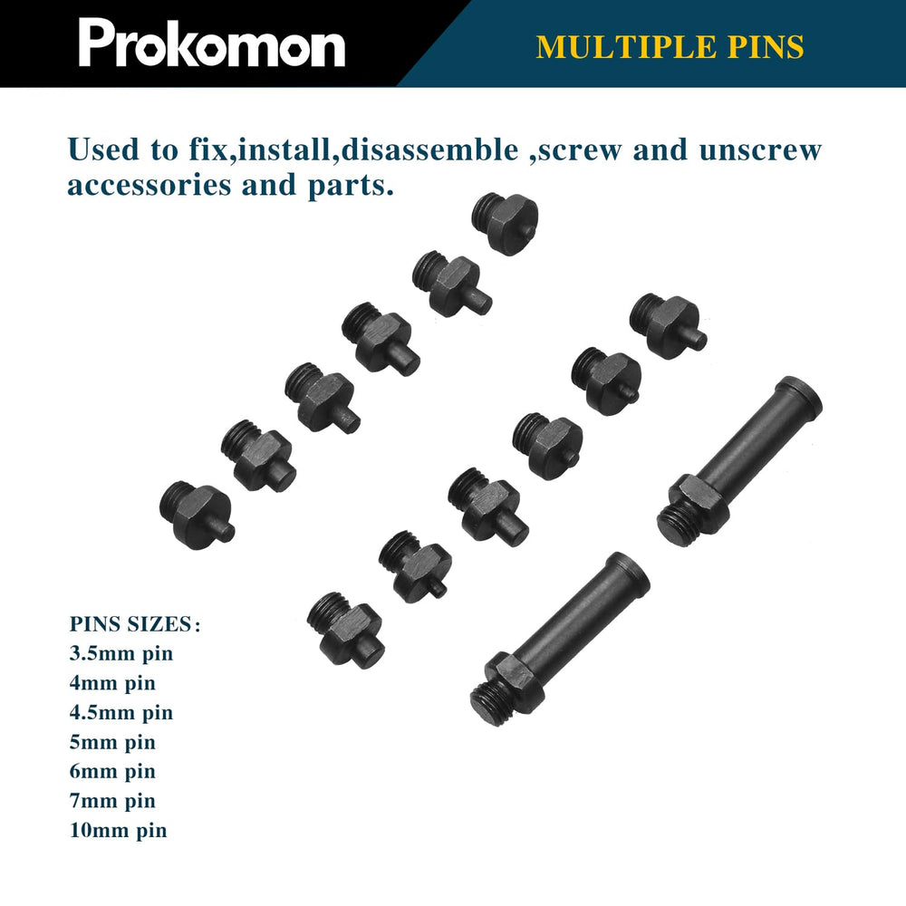 Prokomon adjustment scale and bolt showing quick span changes