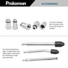 Prokomon flexible hose and extensions illustrating reach into recessed spark plug wells