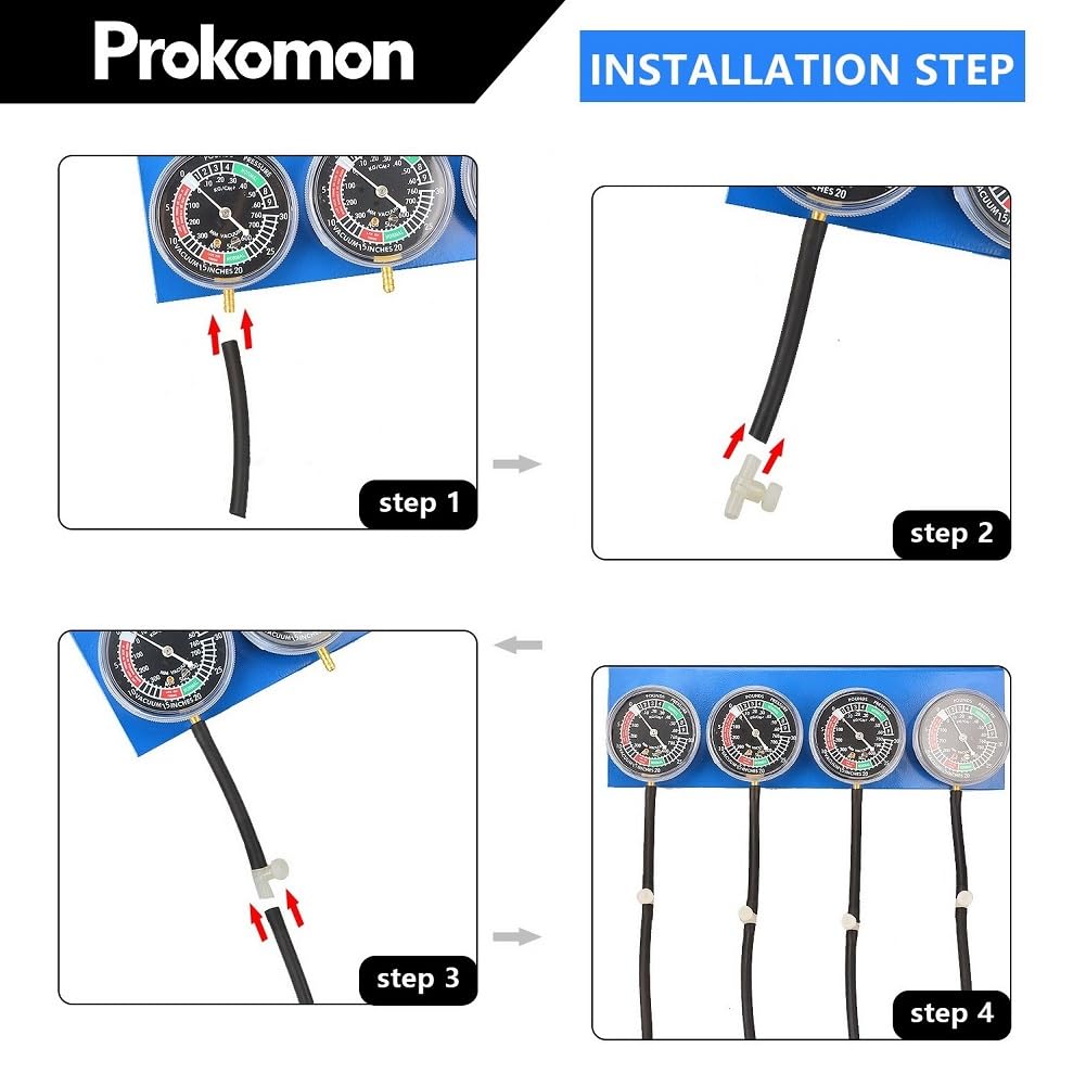 Prokomon complete kit laid out on workbench highlighting all parts for quick installation
