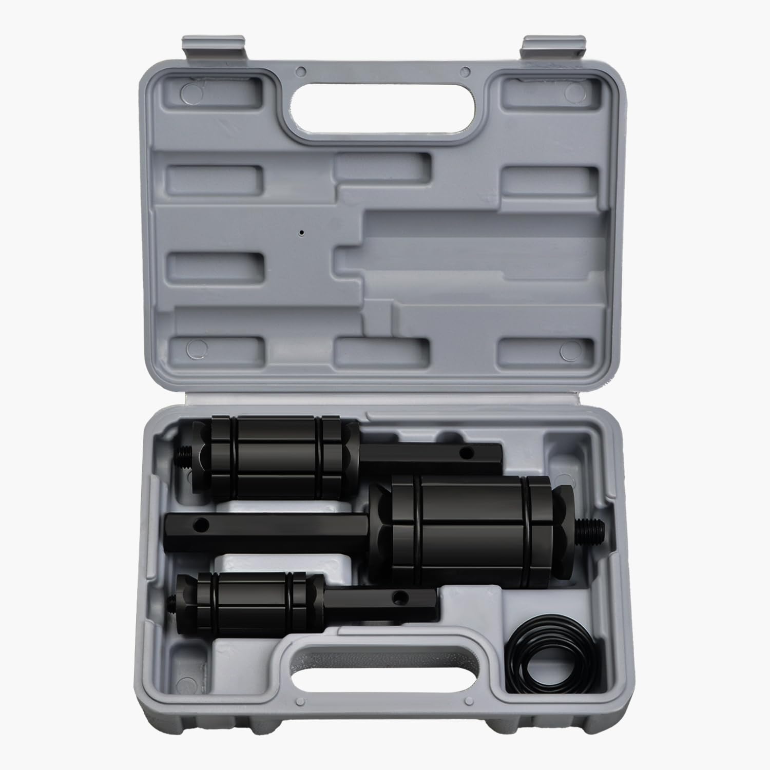 Prokomon kit staged in a garage demonstrating practical workshop use and readiness