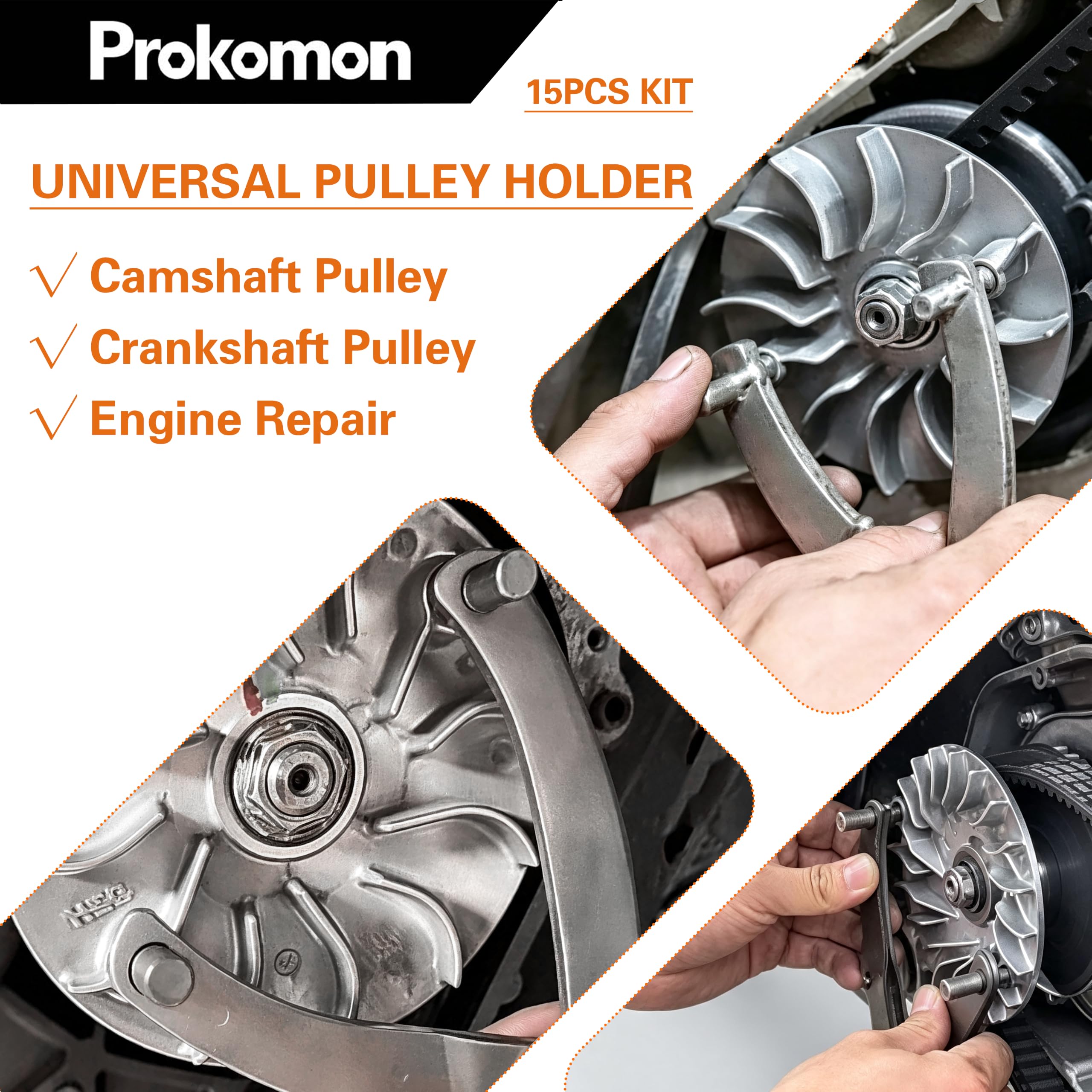 Prokomon close-up of interchangeable pins offering correct fit options