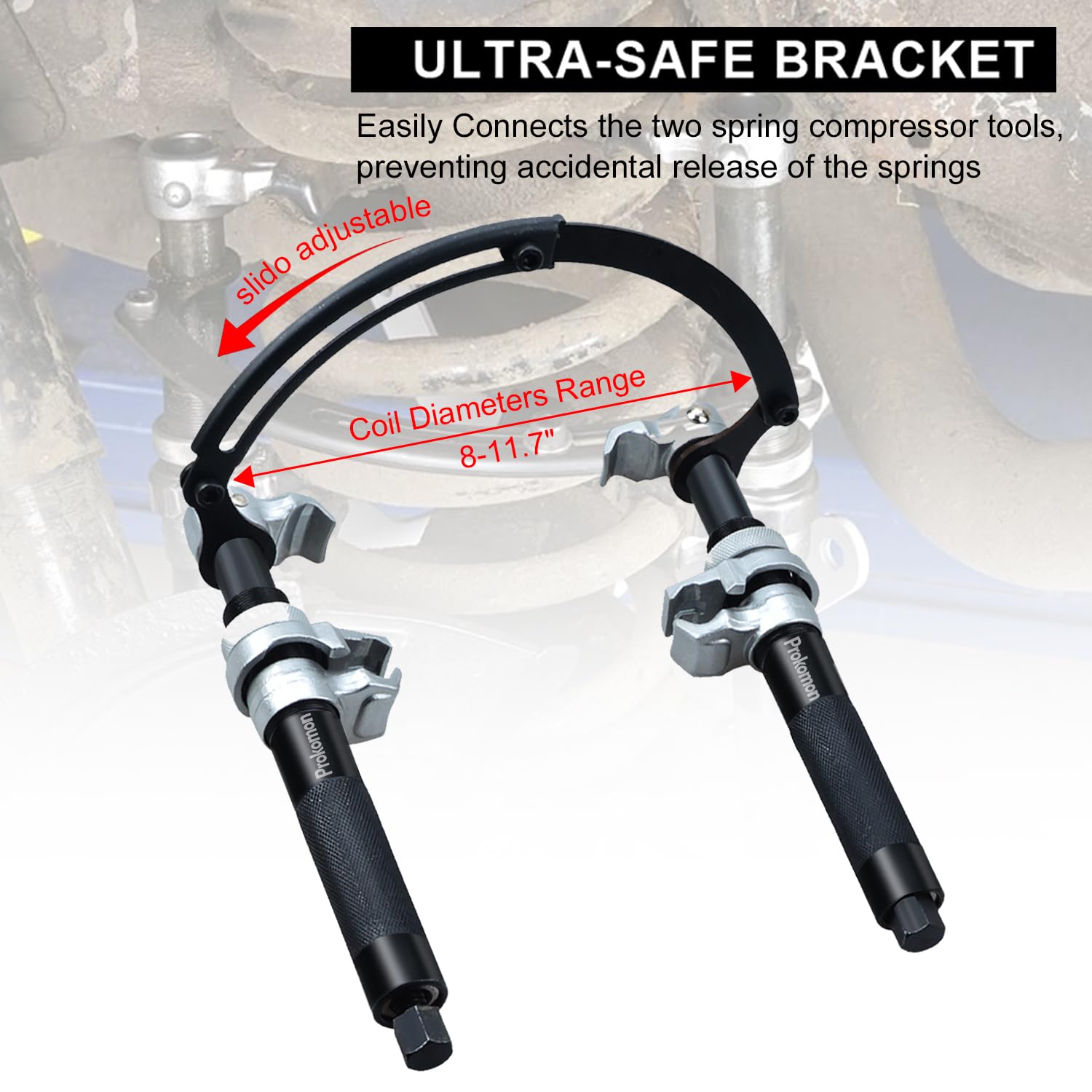 Prokomon high-strength threaded rod detail showing controlled compression