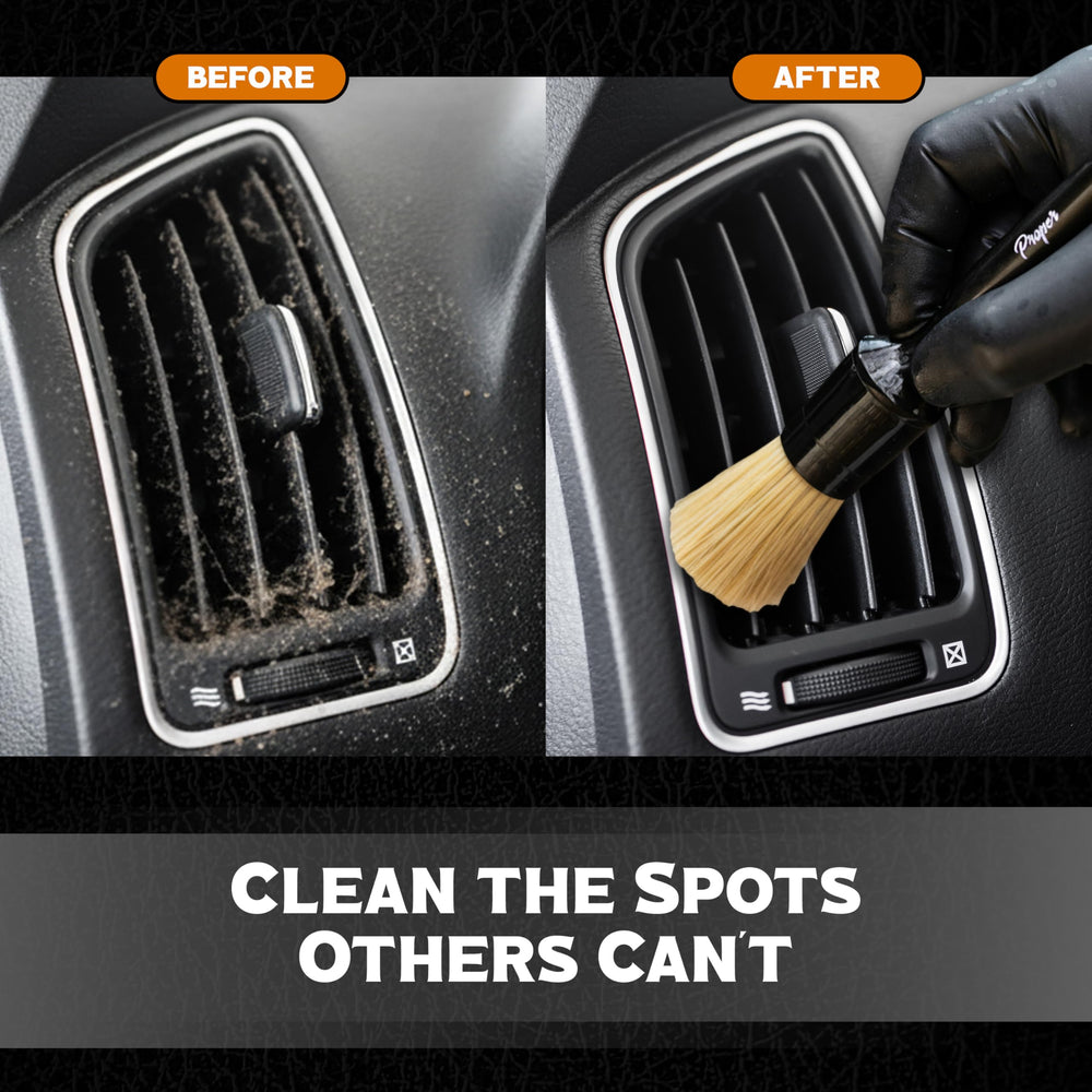 PROPER DETAILING CO. water-resistant handle closeup for durable rinsing