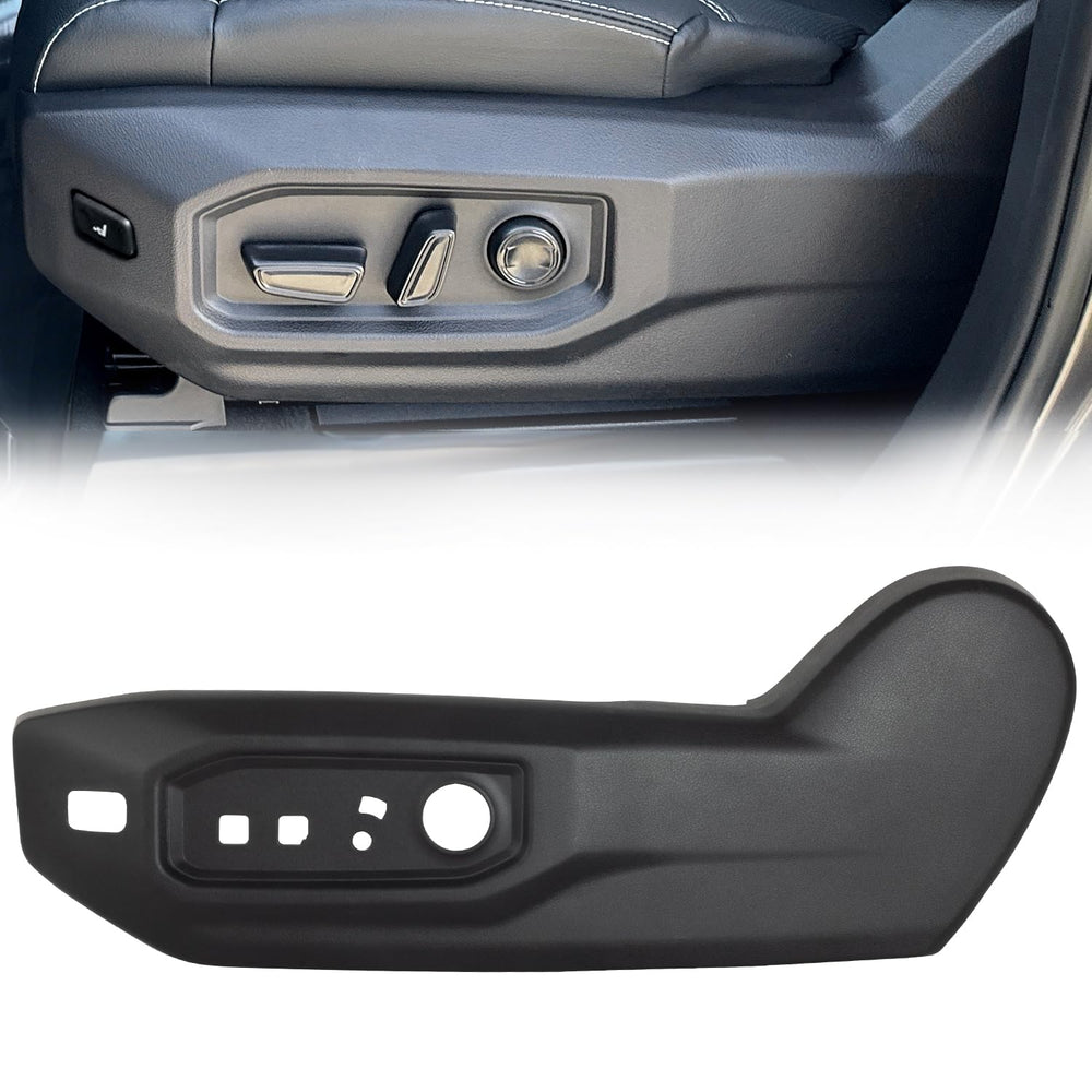 Prosentuo left seat panel front view showing precise fit and factory look