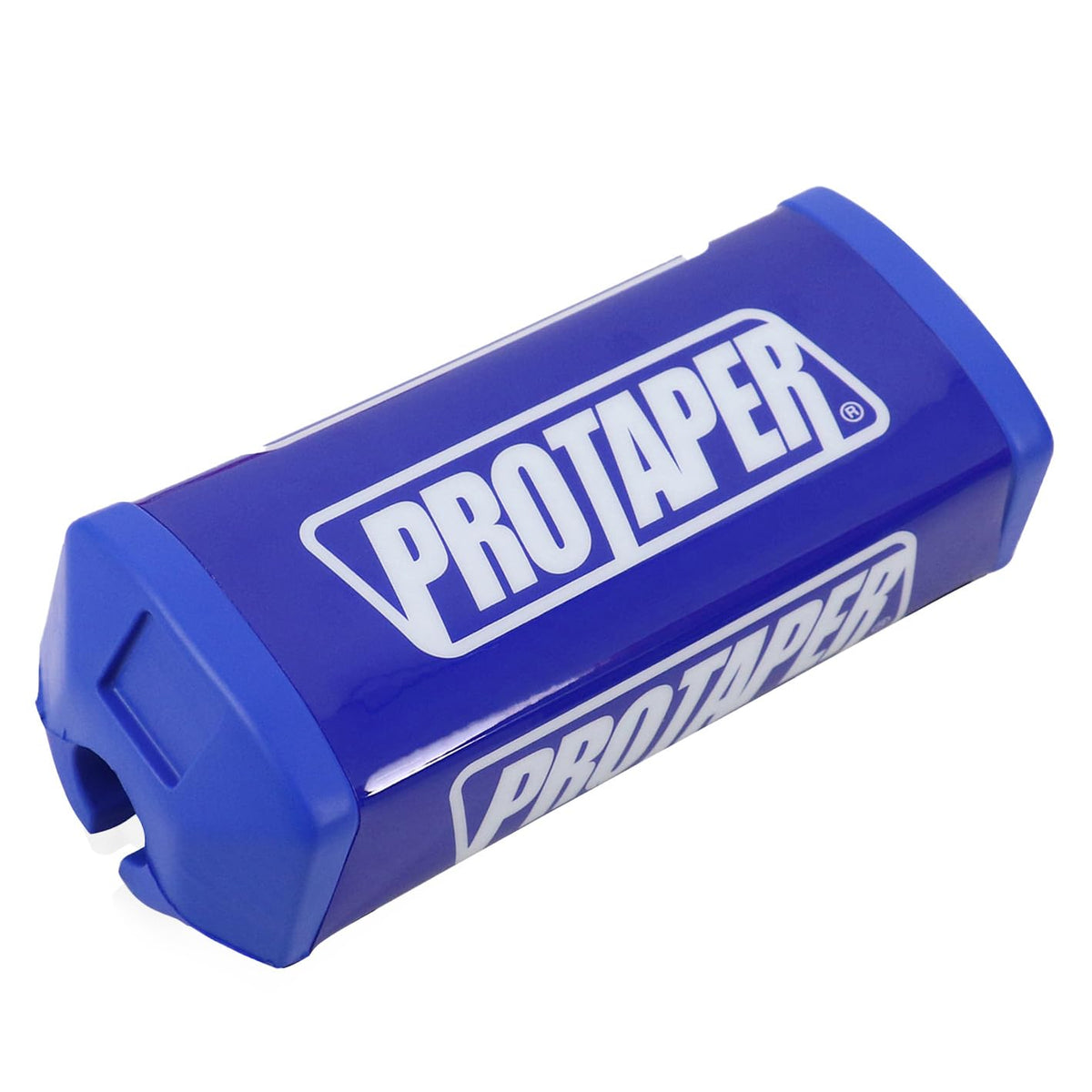 PROTAPER front view handlebar pad showing blue white design and protective benefit