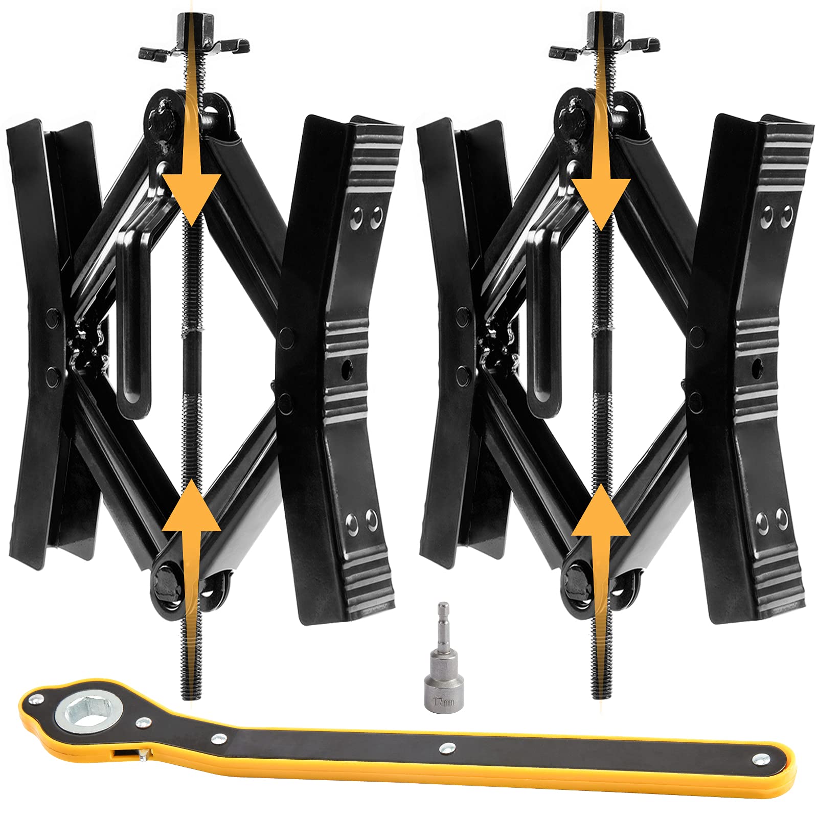 Proud Panda front view of chock assembly showing strong locking stability