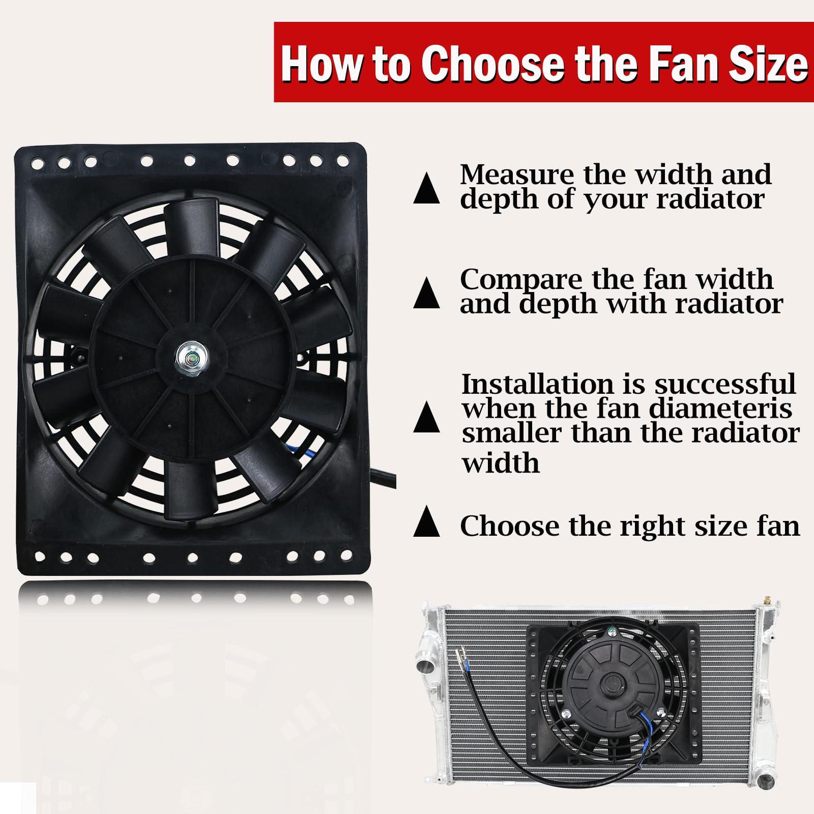 PRUNkuar fan in pull configuration on oil cooler boosting heat rejection