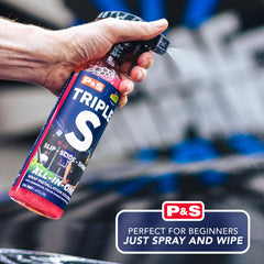 P & S Triple S spray nozzle closeup ready to deliver even coverage and control