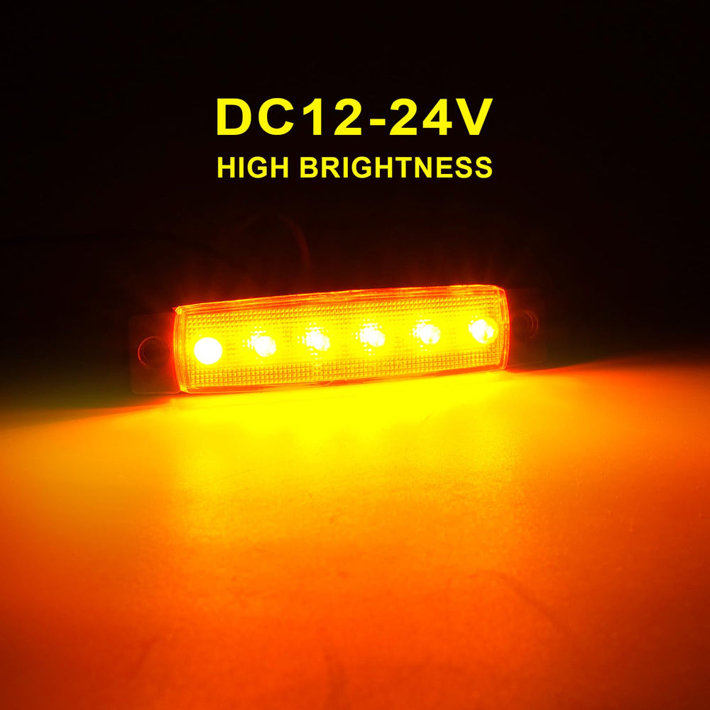 PSDRIQQ close-up of six LED array showing concentrated brightness and clarity